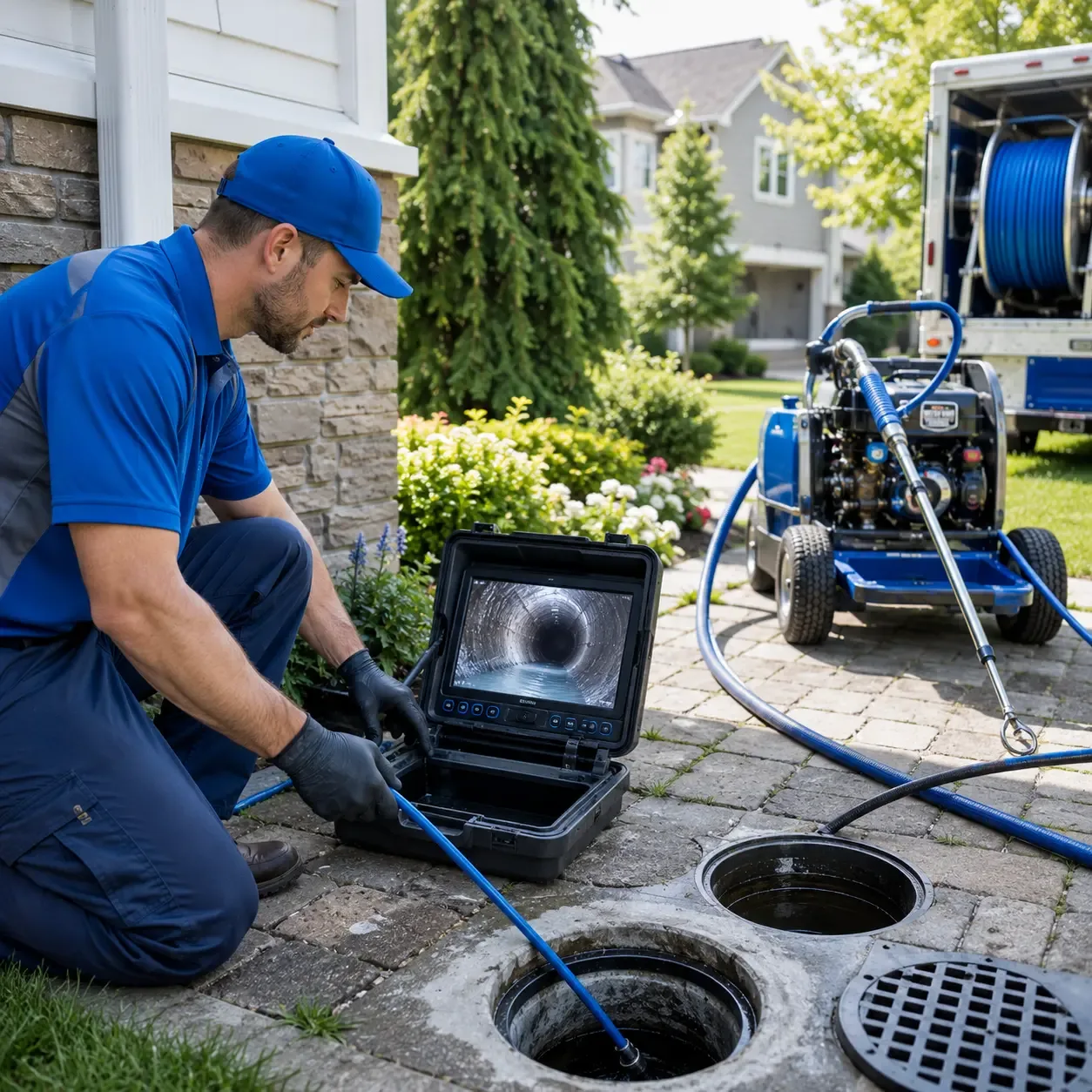 Outdoor drain cleaning professionals serving Sumava Resorts, IN