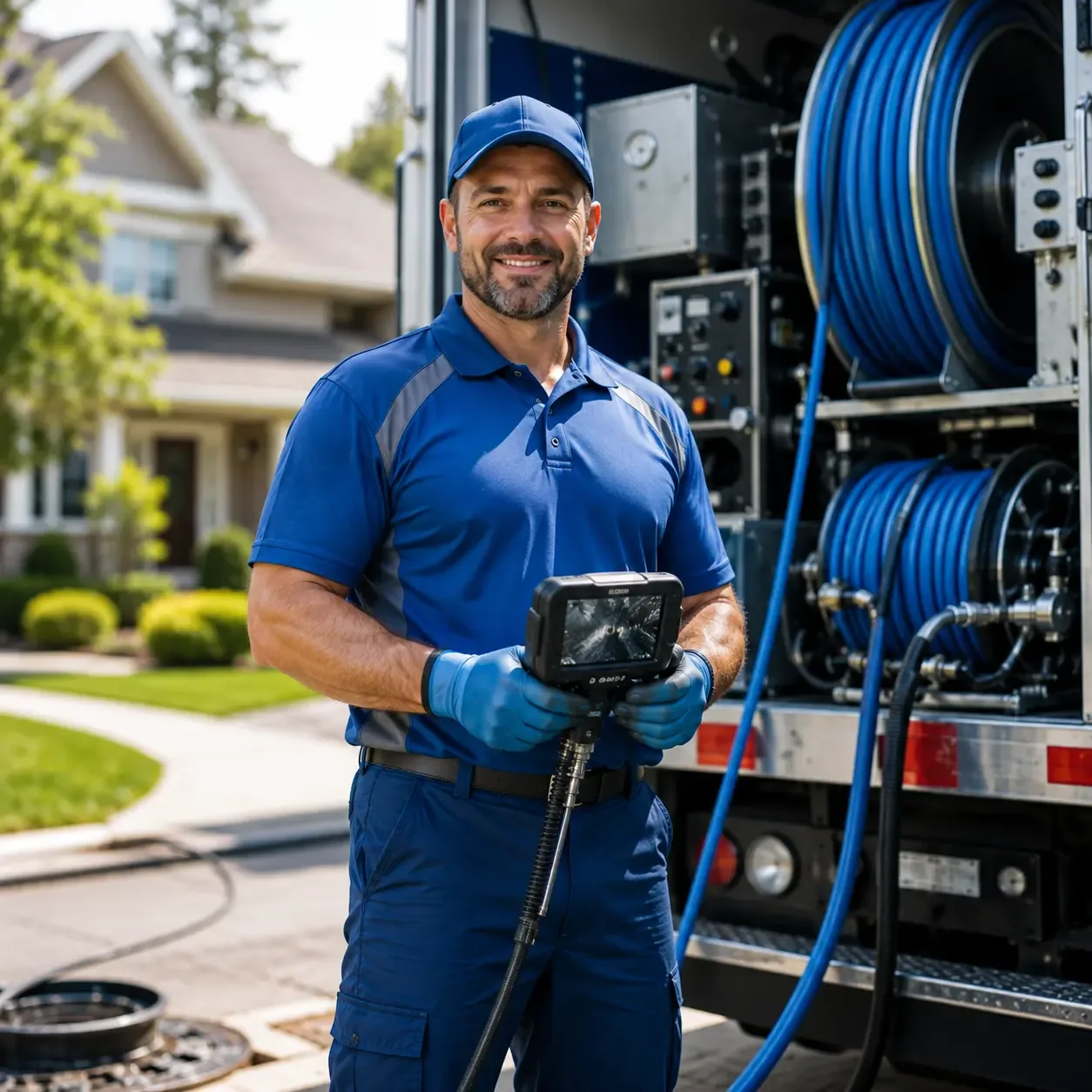 Local outdoor drain cleaning specialists in Sumava Resorts, IN